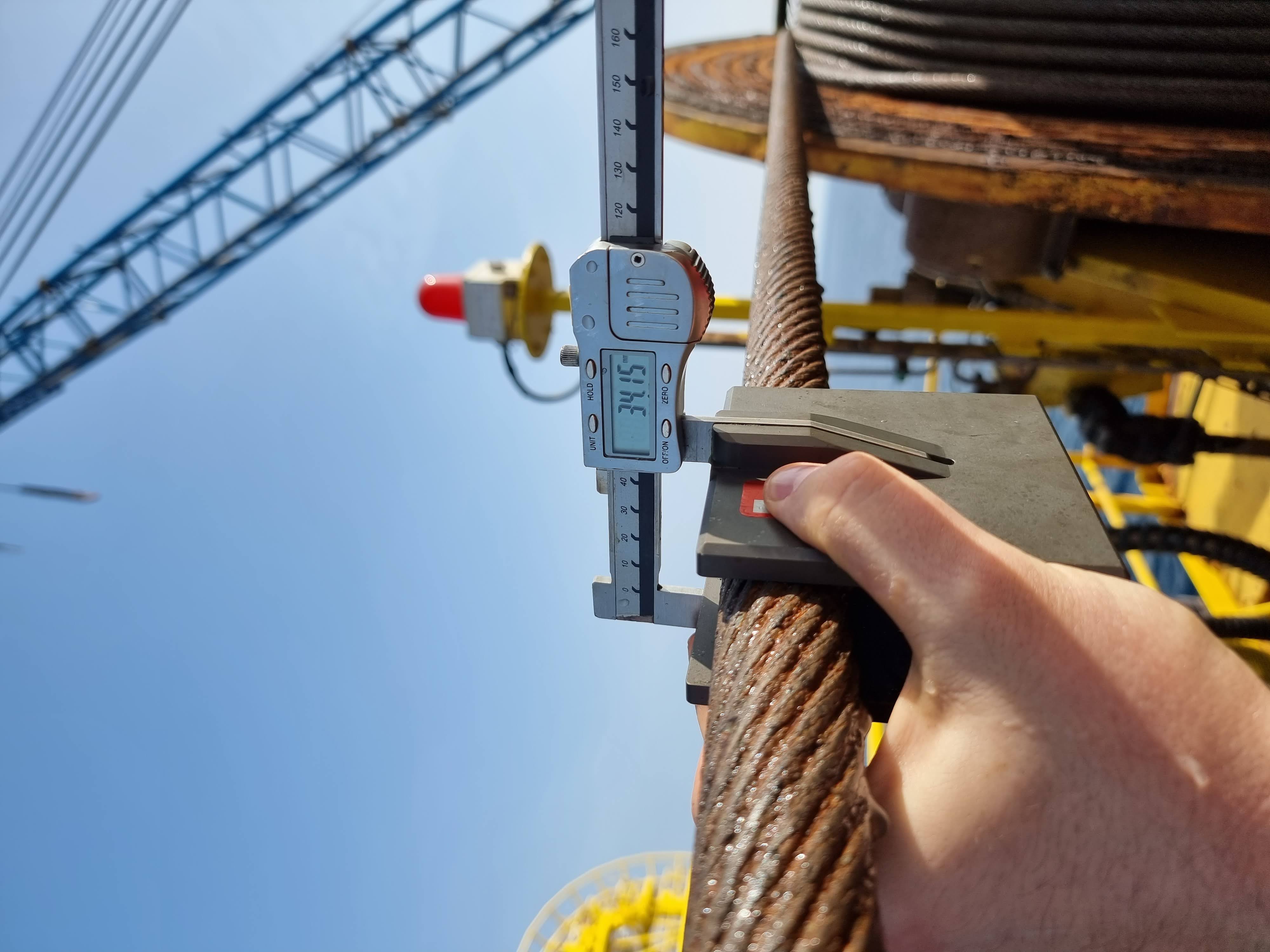 Inspekcja lin stalowych